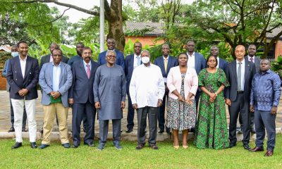 Museveni Meets Aliko Dangote in Kampala Over Proposed East African Regional Oil Refinery